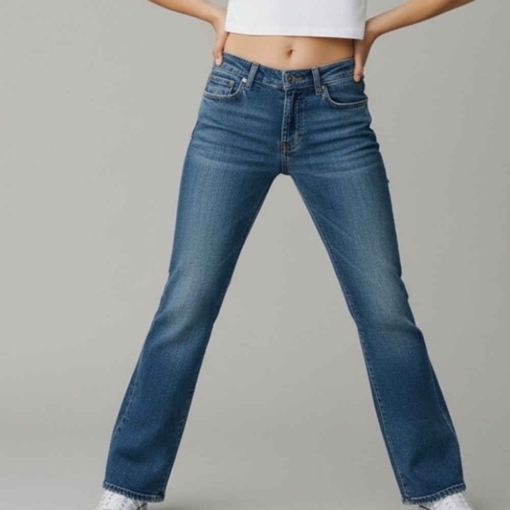 Vtg. 7 for All Mankind Original Bootcut New York Dark Low Rise Made in US Sz 27